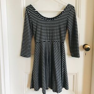 dELiA*s | Striped scoop neck dress